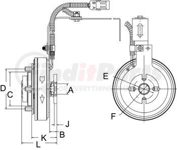 996039 by HORTON - EC450 Fan Clutch