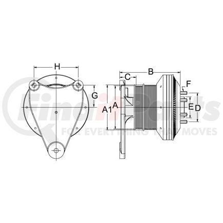 799496 by HORTON - CLUTCH*DM SE 21*REMAN,6/10PK,144.6 OD