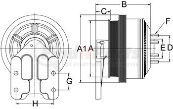 79A9362 by HORTON - DM Advantage Reman Fan Clutch