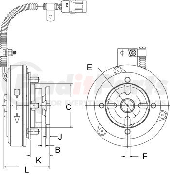 996048 by HORTON - EC450 Fan Clutch