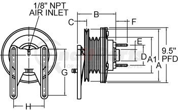 Horton 791077 Engine Cooling Fan Clutch HTS ADV CLUTCH-REMAN,4 GRV,09.06