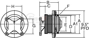 791107 by HORTON - Engine Cooling Fan Clutch