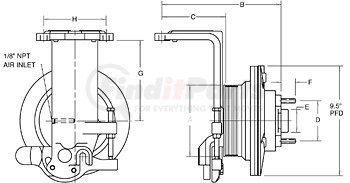 791109 by HORTON - Engine Cooling Fan Clutch