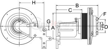 791111 by HORTON - Engine Cooling Fan Clutch