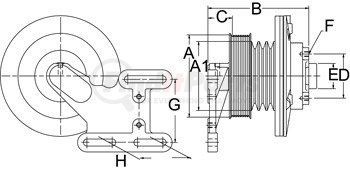 791136 by HORTON - Engine Cooling Fan Clutch