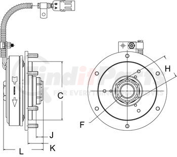 996139 by HORTON - EC450 Fan Clutch