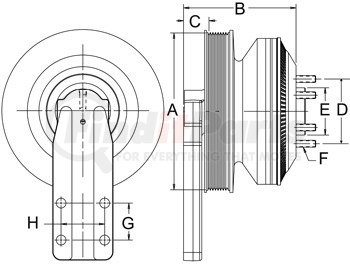 99A9319 by HORTON - DM Advantage Fan Clutch