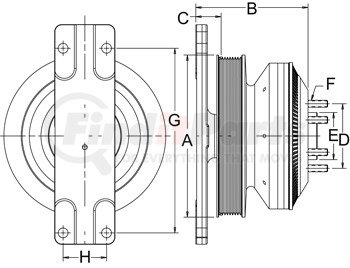 999367 by HORTON - DM Advantage Fan Clutch