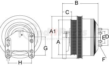 999318 by HORTON - CLUTCH DM SE 21 CAT 8K/6K