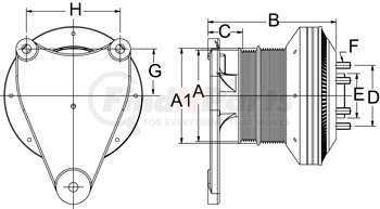999497 by HORTON - CLUTCH*DM SE 21*MCK,156.6,6-10PK,65.0 PLT,20.7 STUDS