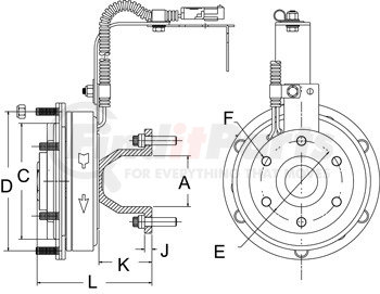 996133 by HORTON - EC450 Fan Clutch