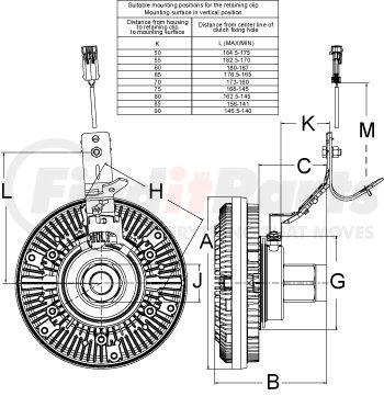 9904012 by HORTON - Engine Cooling Fan Clutch