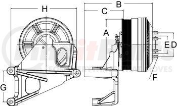 999893 by HORTON - DM Advantage Fan Clutch