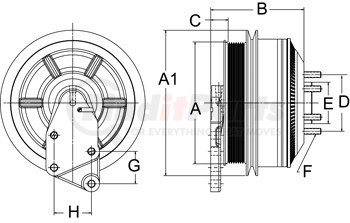 999009 by HORTON - DM Advantage Fan Clutch