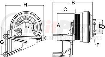 999251 by HORTON - DM Advantage Fan Clutch