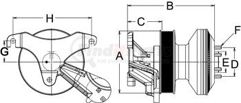 999223 by HORTON - CLUTCH DM SE 21 DET 190.4