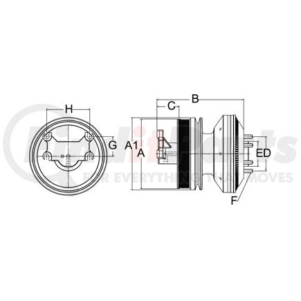 999118 by HORTON - CLUTCH*DM SE 21*CUM,158.0,8K/1V,65.0 PLT,20.7 STUD