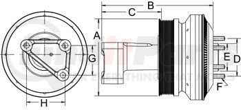 99A9845 by HORTON - DM Advantage Fan Clutch