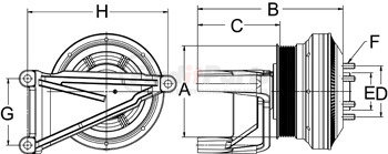 999275 by HORTON - DM Advantage Fan Clutch