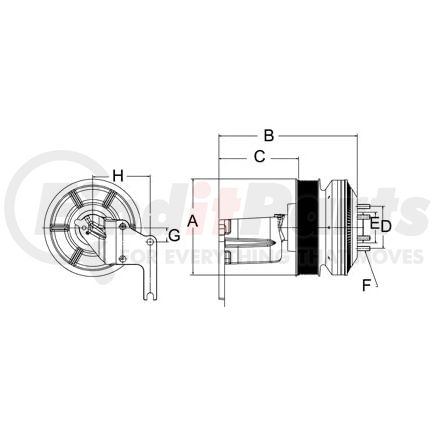 999232 by HORTON - CLUTCH*DM SE 21*CUM,201.0,12-PK,65.0 PLT,27.1 STUD