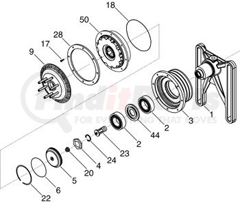 99A9506 by HORTON - DM Advantage Fan Clutch