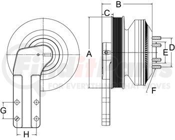 999825 by HORTON - DM Advantage Fan Clutch