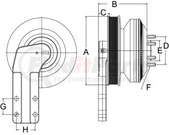 999862 by HORTON - DM Advantage Fan Clutch