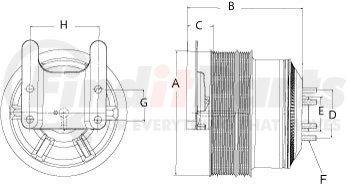 99A8647 by HORTON - DM Advantage Fan Clutch