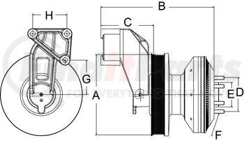 999549 by HORTON - DM Advantage Fan Clutch