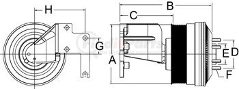 99A9198 by HORTON - DM Advantage Fan Clutch