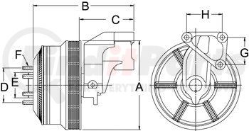 99A9847 by HORTON - DM Advantage Fan Clutch