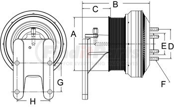 998623 by HORTON - DM Advantage Fan Clutch