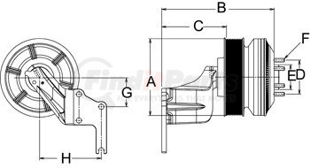 999805 by HORTON - CLUTCH*DM SE 24*CUM,185.6,12-PK,65.0 PLT,27.1 STUD