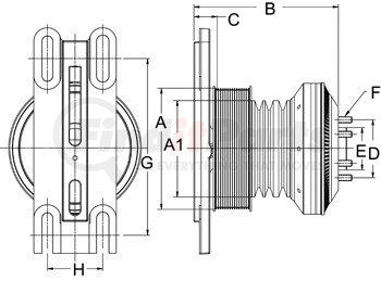 999080 by HORTON - CLUTCH*DM SE 21*CAT,10K/3V,185.6,65.0 PLT,20.7 STU