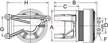 999143 by HORTON - DM Advantage Fan Clutch