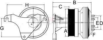 999810 by HORTON - CLUTCH*DM SE 24*DET,175.8,10-PK,65.0 PLT,20.7 STUDS