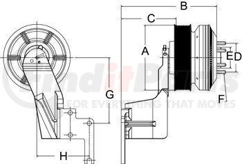 999350 by HORTON - CLUTCH*DM SE 21*CUM,200.0,12-PK,65.0 PLT,27.1 STUDS