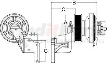 99A9871 by HORTON - DM Advantage Fan Clutch