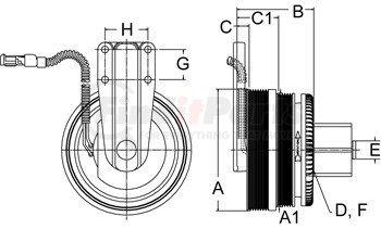 996710 by HORTON - Engine Cooling Fan Clutch