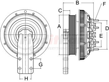 999915 by HORTON - Engine Cooling Fan Clutch