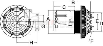 99A9747 by HORTON - DM Advantage Two-Speed Fan Clutch