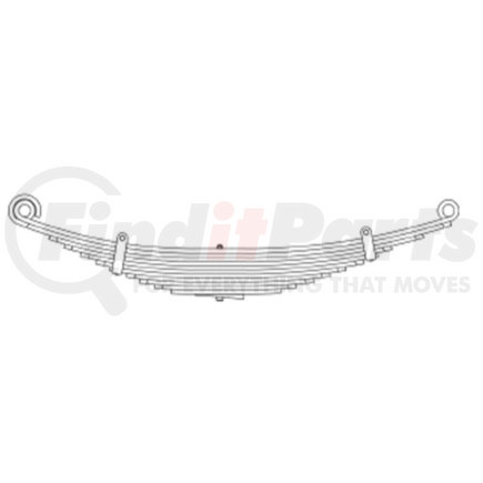 43-698HD by DAYTON PARTS - Leaf Spring