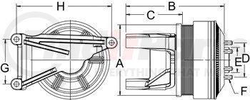 99A8638 by HORTON - DM Advantage Fan Clutch