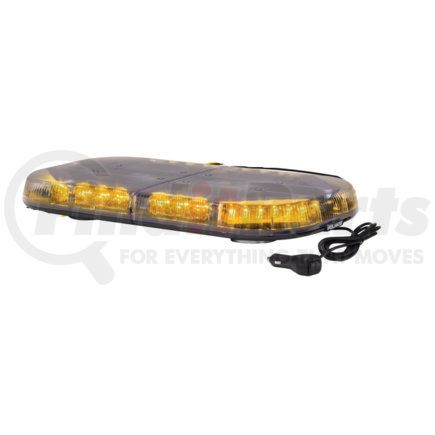 MJEP1F by WHELEN ENGINEERING - Mini Justice Lightbar, Super-LED, Permanent (Amber/White)