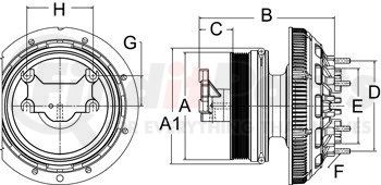 999717 by HORTON - Engine Cooling Fan Clutch