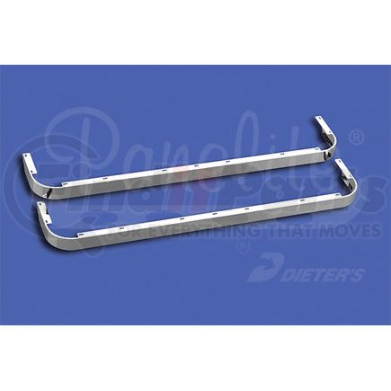 10982072 by PANELITE - SLEEPER SKIRT PAIR PB 567/579 '18+ 80" LONG 3" WIDE CAB EXHAUST W/O EXT BLANK