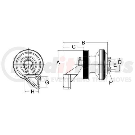 999539 by HORTON - CLUTCH*DM SE 21*CUM,197.8,8-PK,65.0 PLT,27.1 STUDS