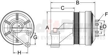 999259 by HORTON - DM Advantage Fan Clutch