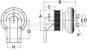 99A8631 by HORTON - Engine Cooling Fan Clutch