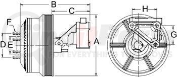 999248 by HORTON - DM Advantage Fan Clutch